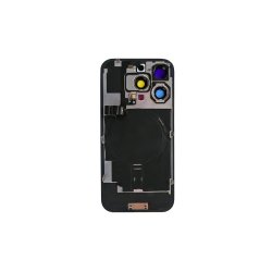 Bagglas til iPhone 16 Pro med NFC Forst�rret Kameraramme Natural Titanium Kompatibel