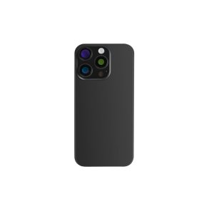 Bagglas til iPhone 16 Pro Max med NFC Forst�rret Kameraramme Sort Titanium Kompatibel