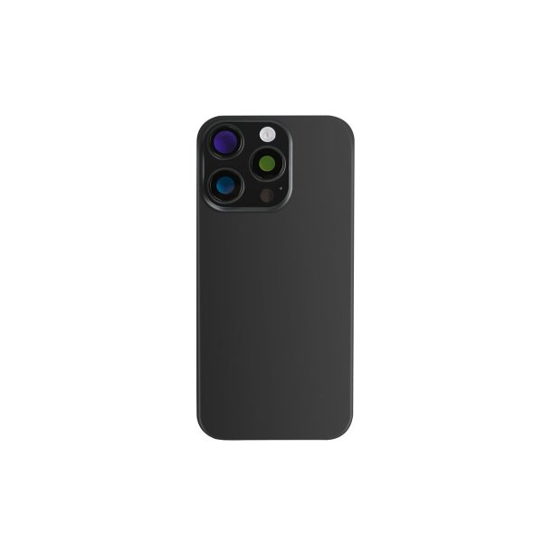 Bagglas til iPhone 16 Pro Max med NFC Forst�rret Kameraramme Sort Titanium Kompatibel