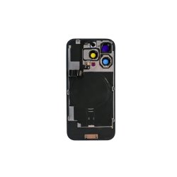 Bagglas til iPhone 16 Pro Max med NFC Forst�rret Kameraramme Sort Titanium Kompatibel