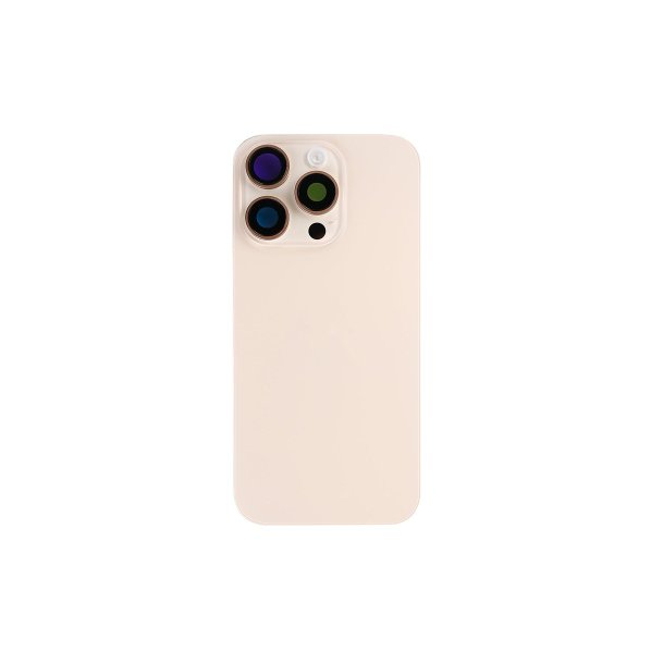 Bagglas til iPhone 16 Pro Max med NFC Forst�rret Kameraramme Desert Titanium Kompatibel