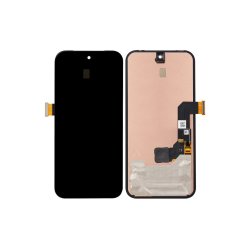 Google Pixel 8a Sk�rm uden ramme Sort Display og Digitizer Service Pack