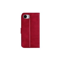 iPhone 16e / iPhone 17e Bookcase M�rk r�d