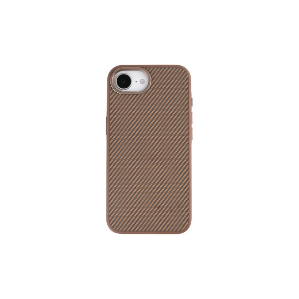 iPhone 16e / iPhone 17e Mag Carbon MagSafe-cover Brun