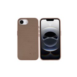iPhone 16e / iPhone 17e Mag Carbon MagSafe-cover Brun