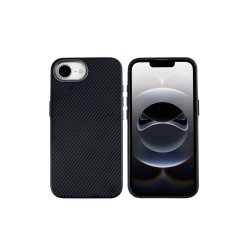 iPhone 16e / iPhone 17e Mag Carbon MagSafe-cover Sort