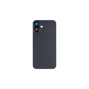 Bagglas til iPhone 16 Plus uden NFC Forst�rret Kameraramme Sort Kompatibel
