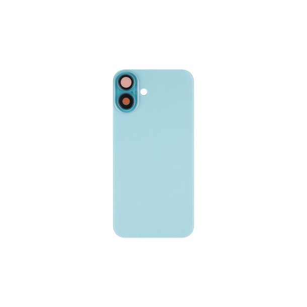 iPhone 16 Plus bagcover Teal uden NFC Kompatibel