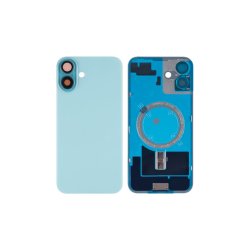 iPhone 16 Plus bagcover Teal uden NFC Kompatibel