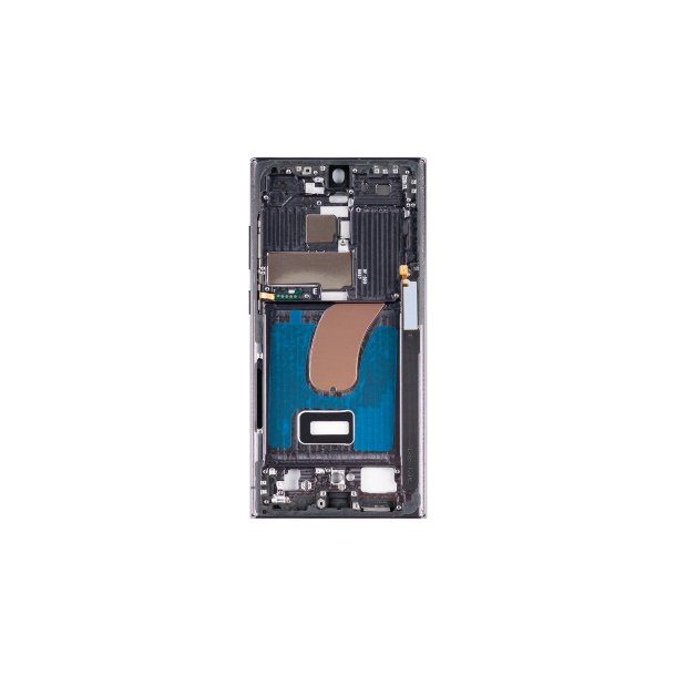 Midterramme til Samsung Galaxy S23 Ultra S918B Phantom Sort OEM