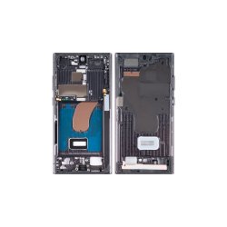 Midterramme til Samsung Galaxy S23 Ultra S918B Phantom Sort OEM