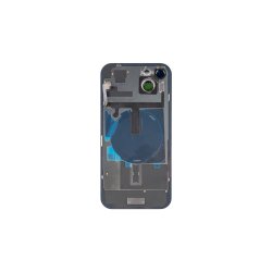 Bagglas til iPhone 15 med NFC Forst�rret Kameraramme Bl� Kompatibel