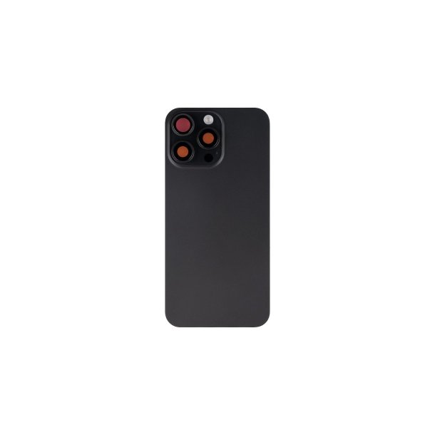 iPhone 15 Pro Max bagcover Black med NFC Kompatibel