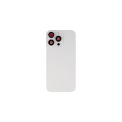 iPhone 15 Pro Max bagcover White med NFC Kompatibel
