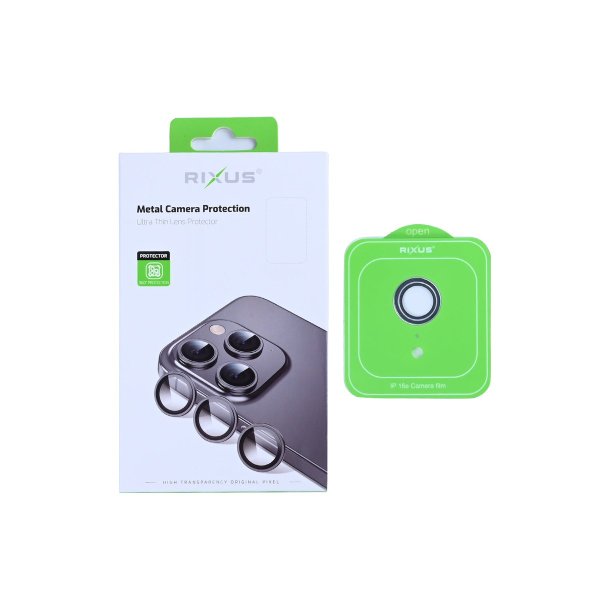 iPhone 16e Kamerabeskyttelse glas Metal Shield S�lv