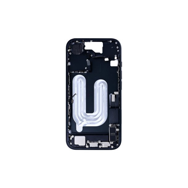 Midterramme til iPhone 16 Sort OEM