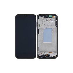Samsung Galaxy A26 A266B Sk�rm med ramme Sort Display og Digitizer Service Pack