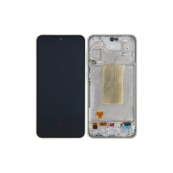 Samsung Galaxy A36 A366B Sk�rm med ramme Lime Display og Digitizer Service Pack