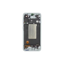 Samsung Galaxy A56 A566B Sk�rm med ramme Olive Display og Digitizer Pre-Assembled