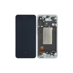 Samsung Galaxy A56 A566B Sk�rm med ramme Olive Display og Digitizer Pre-Assembled