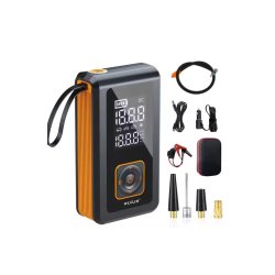 Rixus RXAP05 4-i-1 luftpumpe med jumpstarter Sort