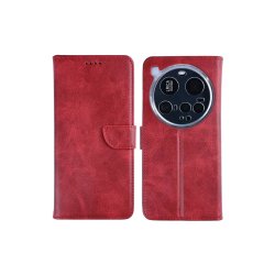 Xiaomi 15 Ultra Bookcase M�rk r�d