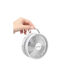 Rixus RXBF03 transportabel bordventilator Hvid