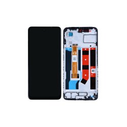 Oppo A80 Sk�rm med ramme Sort Display og Digitizer
