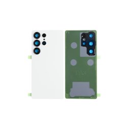Samsung Galaxy S25 Ultra S938B bagcover Silver med linse OEM Hvid