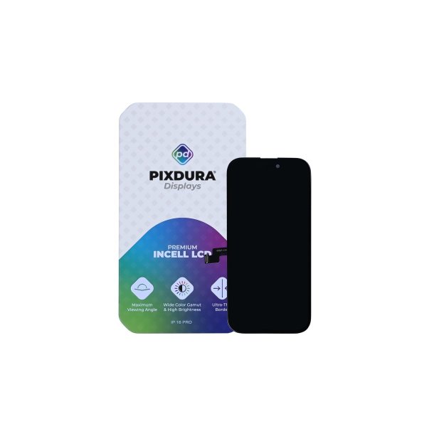Sk�rm til PIXDURA For Apple iPhone 16 Pro Max In-Cell Premium