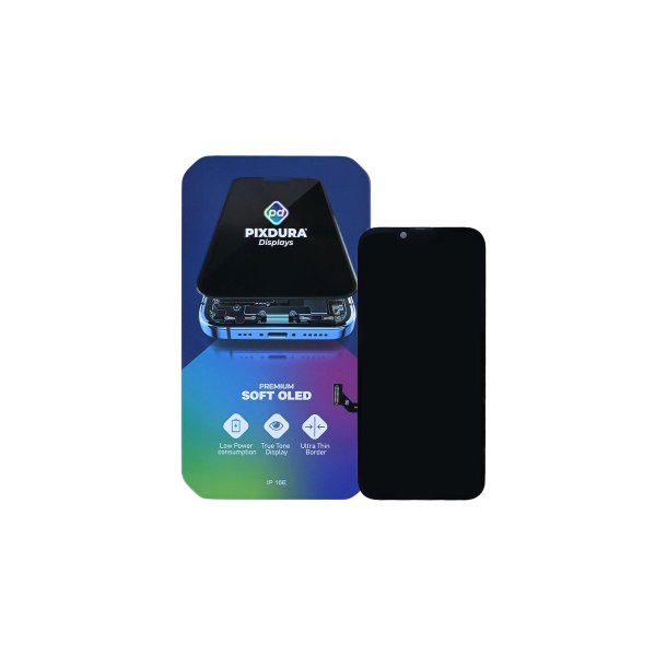iPhone 16e Sk�rm OLED Display og Digitizer Soft-OLED Premium