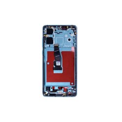 Huawei P30 New Edition Sk�rm med ramme Bl� Display og Digitizer
