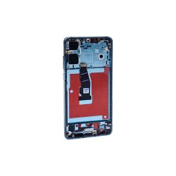 Huawei P30 New Edition Sk�rm med ramme Bl� Display og Digitizer