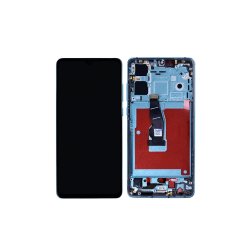 Huawei P30 New Edition Sk�rm med ramme Bl� Display og Digitizer