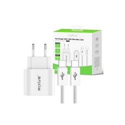 USB-C Oplader 20W Hvid Rixus RXHC20C
