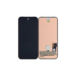 Google Pixel 9a Sk�rm uden ramme Sort Display og Digitizer Service Pack