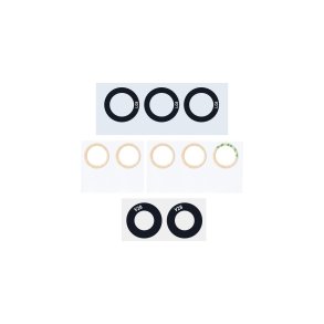 Samsung Galaxy A52 5G A526B / Samsung Galaxy A52 A525F / Samsung Galaxy A52s A528B Kameralinseglas 5 stk Sort OEM