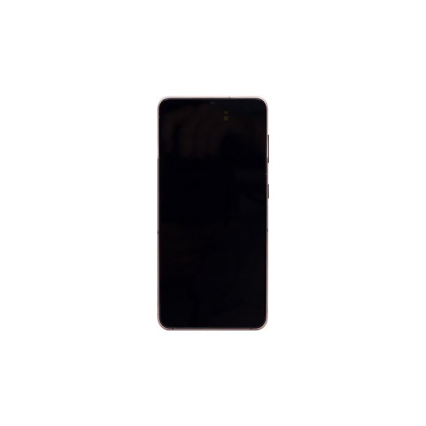 Samsung Galaxy S21 5G G991B Sk�rm med ramme Pink 5G Display og Digitizer Service Pack