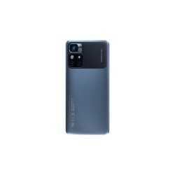 Xiaomi Poco M4 Pro 5G bagcover Black med linse OEM