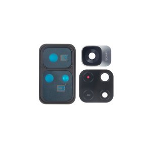 Xiaomi Poco M4 Pro 5G Kameralinseglas med ramme Sort OEM