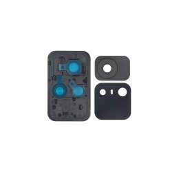 Xiaomi Poco M4 Pro 5G Kameralinseglas med ramme Sort OEM