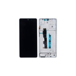 Xiaomi Redmi Note 13 (2312DRAABC) Sk�rm med ramme Hvid 5G Display og Digitizer