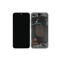 Samsung Galaxy S23 FE Sk�rm med ramme Graphite Display og Digitizer Service Pack