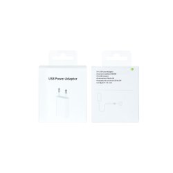 Apple oplader Hvid A+ Retail Box