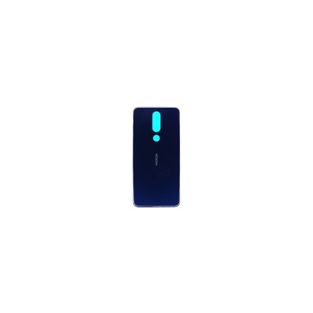 Nokia 5.1 Plus (X5) bagcover Blue uden linse OEM