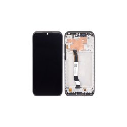 Xiaomi Redmi Note 8 / Xiaomi Redmi Note 8 2021 Sk�rm med ramme Sort Display og Digitizer