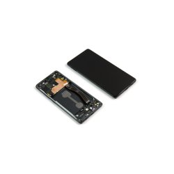 Samsung Galaxy S10 Lite G770F Sk�rm med ramme Sort Display og Digitizer Service Pack
