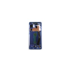 Samsung Galaxy S10 Lite G770F Sk�rm med ramme Bl� Display og Digitizer Service Pack