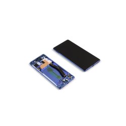 Samsung Galaxy S10 Lite G770F Sk�rm med ramme Bl� Display og Digitizer Service Pack