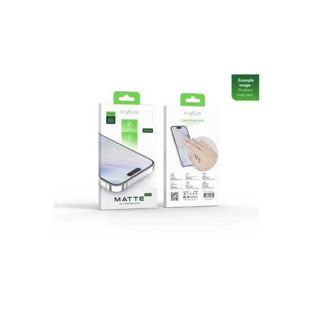 iPhone 12 Mini h�rdet glas Matte R�d